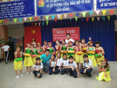 Giải nhì Hát Dân ca -  Cấp thành phố năm học 2015-2016