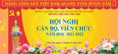 Hội nghị cán bộ, viên chức trường Tiểu học Phú Thọ Năm học 2021-2022