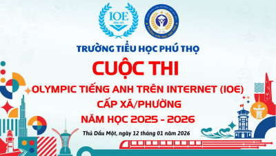 TRƯỜNG TIỂU HỌC PHÚ THỌ TỔ CHỨC CUỘC THI OLYMPIC TIẾNG ANH TRÊN INTERNET CẤP PHƯỜNG NĂM HỌC 2025 - 2026