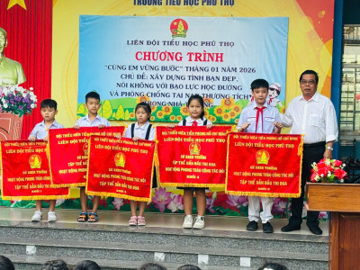 TỔNG KẾT PHONG TRÀO THI ĐUA CÔNG TÁC ĐỘI GIỮA CÁC LỚP NHI ĐỒNG, CHI ĐỘI HỌC KỲ I NĂM HỌC 2025 – 2026