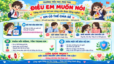 “ĐIỀU EM MUỐN NÓI” – NƠI LẮNG NGHE VÀ CHIA SẺ CÙNG THIẾU NHI