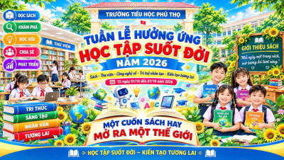 HƯỞNG ỨNG TUẦN LỄ HỌC TẬP SUỐT ĐỜI NĂM 2026