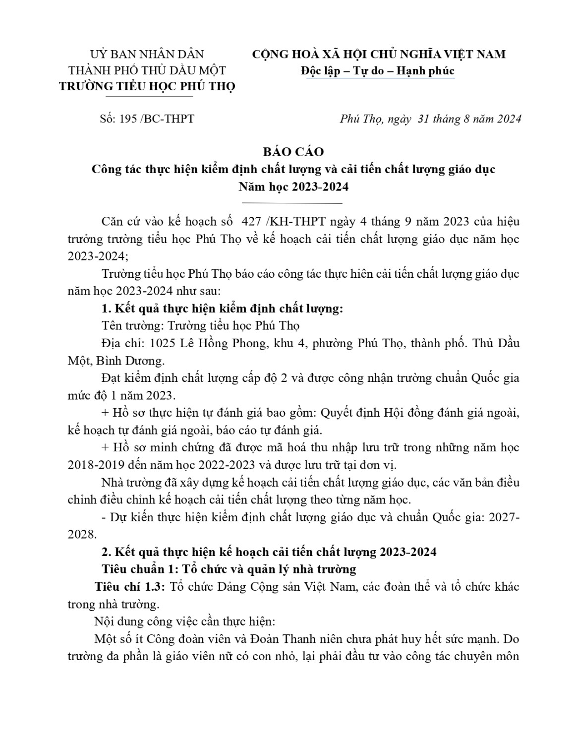 BAO CAO KET QUA CHAT LUONG 23 24 signed page 0001