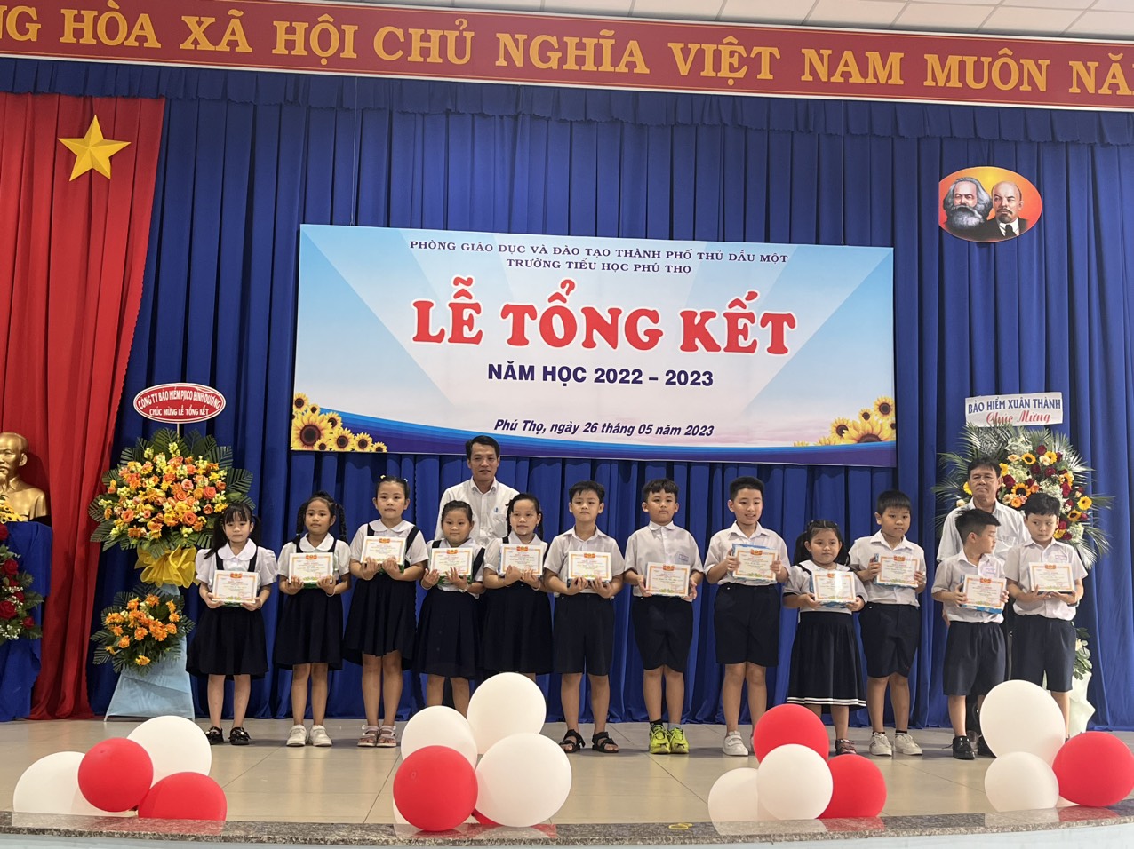 LỄ TỔNG KẾT NĂM HỌC 2022 - 2023 TRƯỜNG TIỂU HỌC PHÚ THỌ