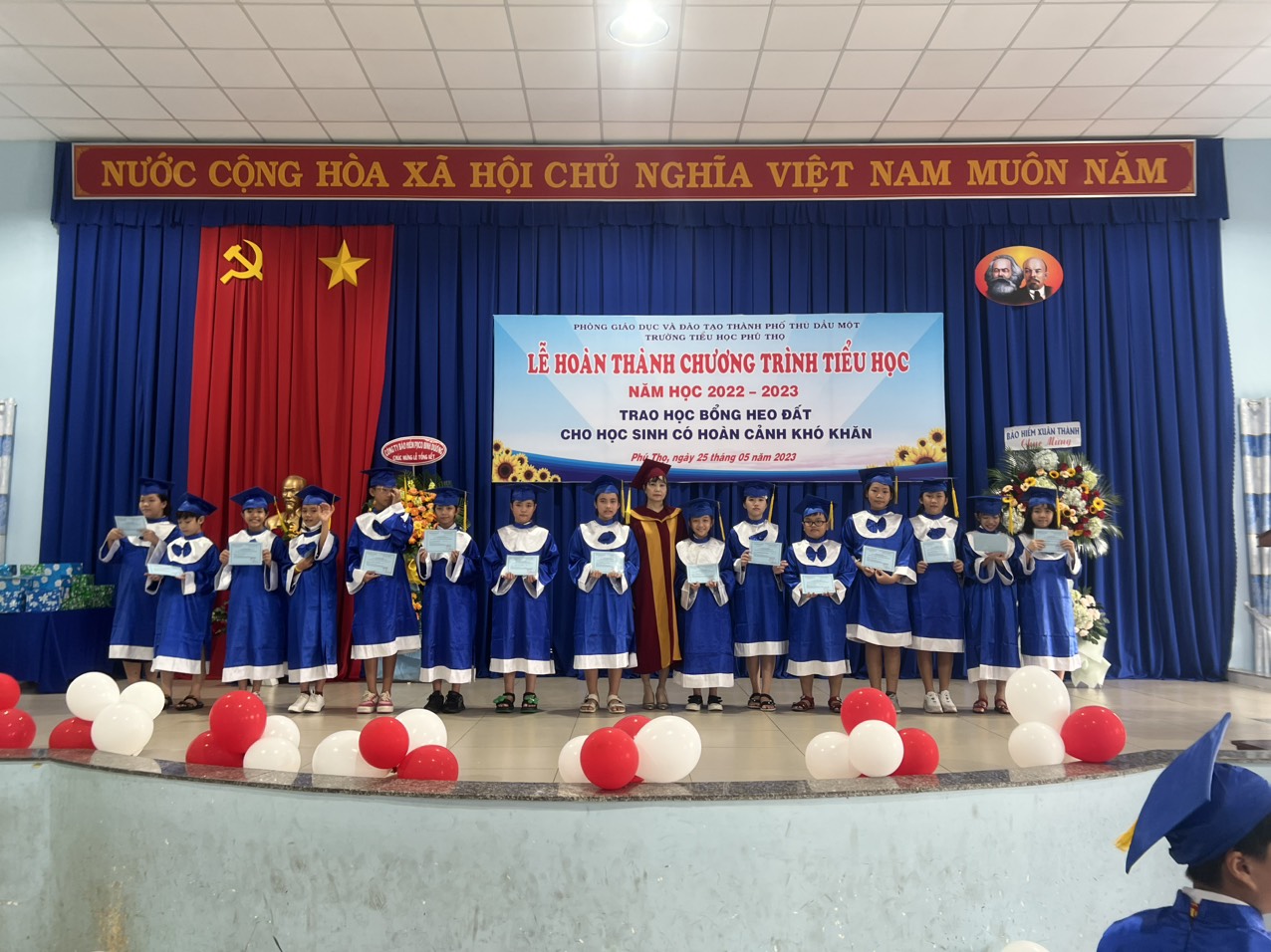 LỄ HOÀN THÀNH CHƯƠNG TRÌNH TIỂU HỌC NIÊN KHÓA 2018 – 2023 - TRƯỜNG TIỂU HỌC PHÚ THỌ