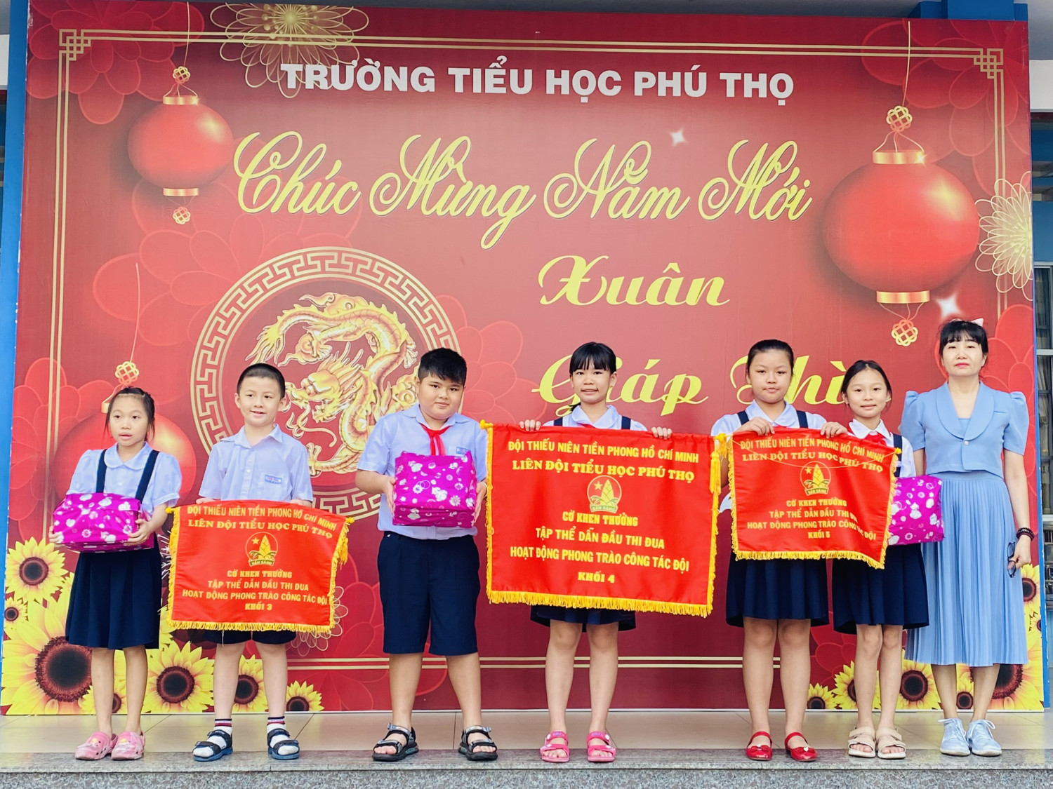 TỔNG KẾT PHONG TRÀO THI ĐUA GIỮA CÁC LỚP, CHI ĐỘI TRONG HỌC KỲ I NĂM HỌC 2023 – 2024