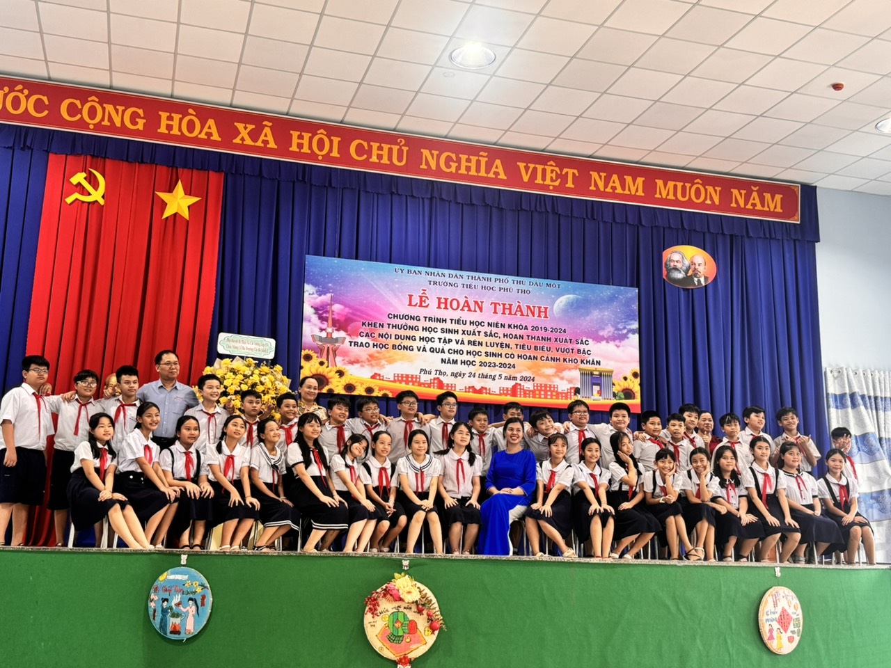 LỄ HOÀN THÀNH CHƯƠNG TRÌNH TIỂU HỌC NIÊN KHÓA 2019 – 2024 - TRƯỜNG TIỂU HỌC PHÚ THỌ
