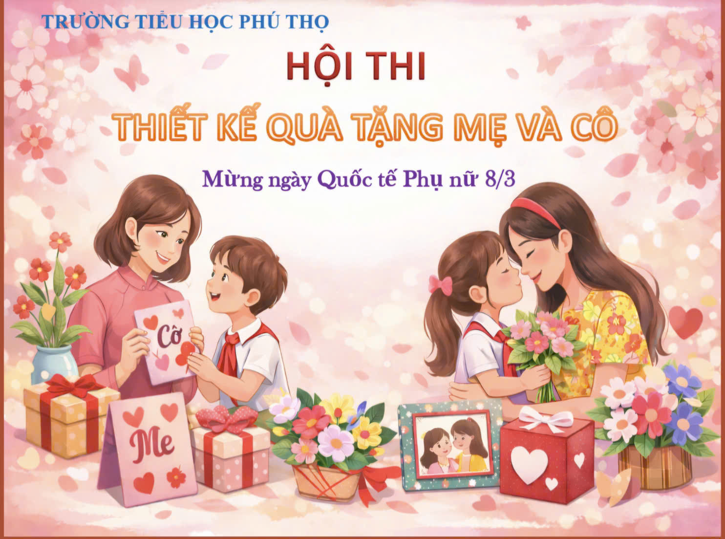 TRƯỜNG TIỂU HỌC PHÚ THỌ: RỘN RÀNG XƯỞNG CHẾ TÁC TÌNH YÊU DÀNH TẶNG CHO "VẺ ĐẸP CỦA MỘT NỬA THẾ GIỚI"