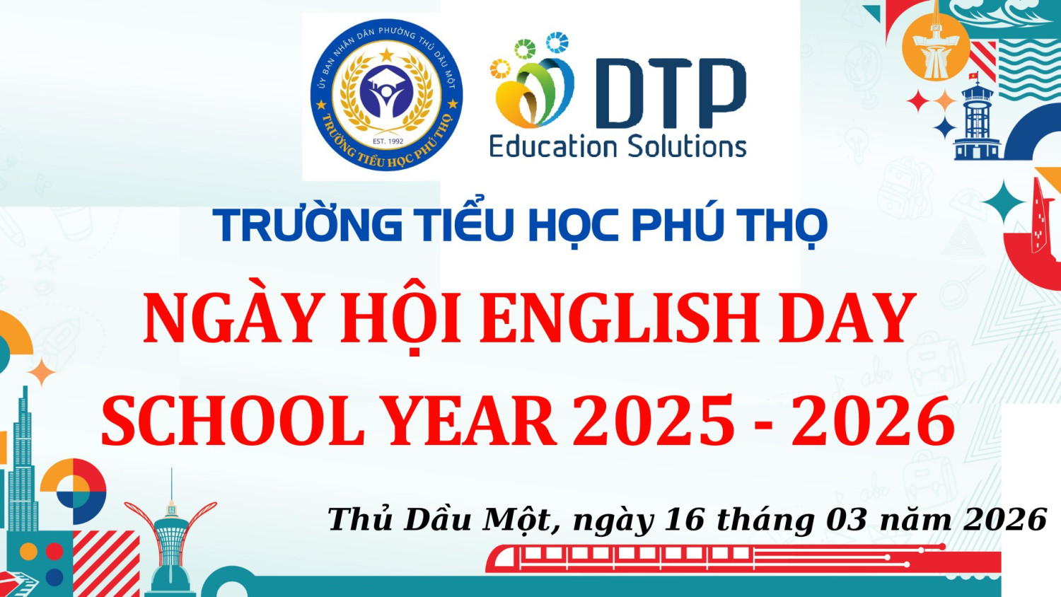 NGÀY HỘI TIẾNG ANH ĐẦY SẮC MÀU CÙNG SONG NGỮ DTP