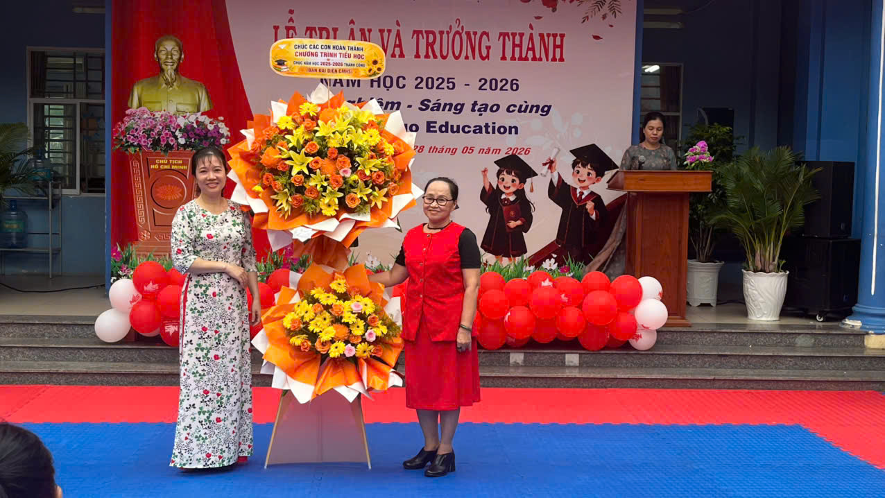 Trường tiểu học Phú Thọ tổ chức Lễ Tri Ân và Trường Thành