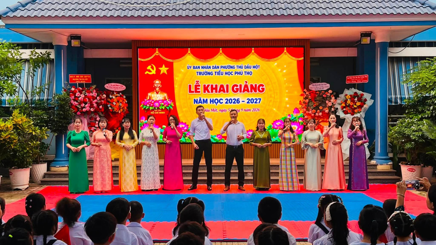🌻 TRƯỜNG TIỂU HỌC PHÚ THỌ LONG TRỌNG TỔ CHỨC LỄ KHAI GIẢNG NĂM HỌC 2026 – 2027 🌻